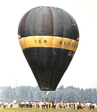 Pannónia - az első hőlégballon